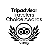 travelers choice top 25 for hotel service 2021 badge