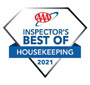 AAA inspectors best of housekeeping 2021 badge