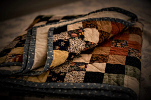 Amish quilt for mud sales in Lancaster County