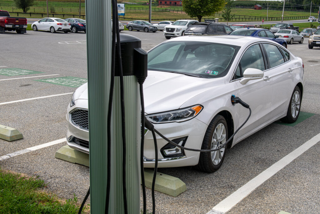 One of Eight Electric Vehicle Charger at AmishView