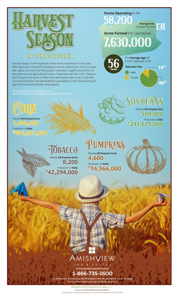 Lancaster County Harvest Infographic