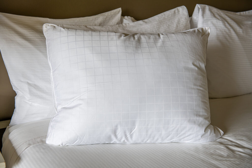 plush pillows at AmishView Inn & Suites