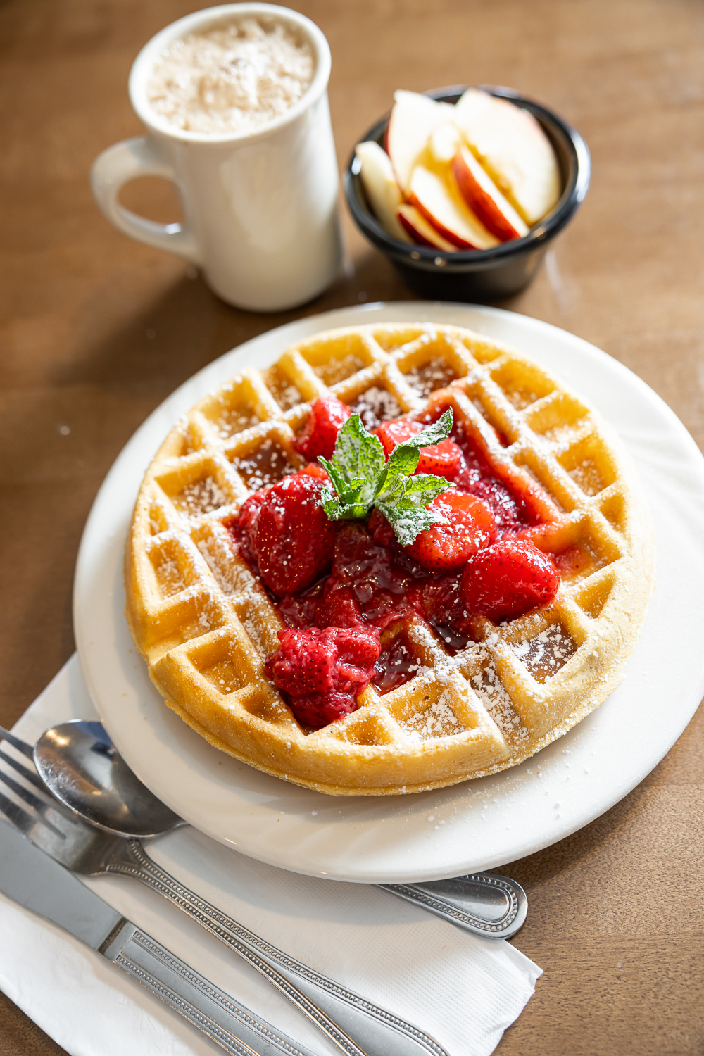 Waffles at Breakfast at AmishView Inn and Suites in Lancaster County