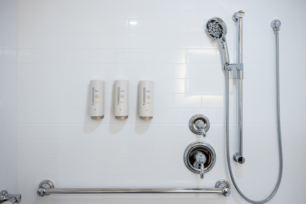 ADA Showerhead in a Double Queen Room