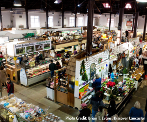 Lancaster Central Market in Downtown Lancaster City PA