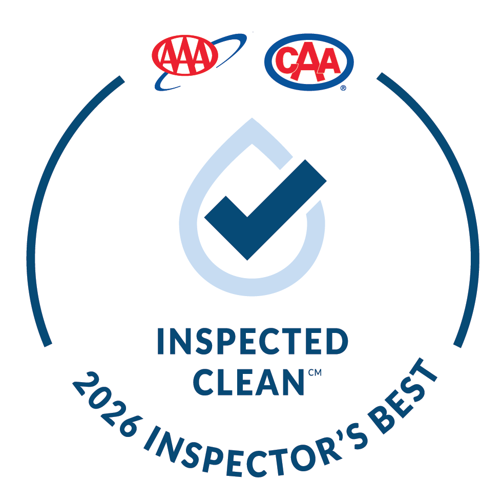 2026 inspector's best inspected clean badge from AAA and CAA
