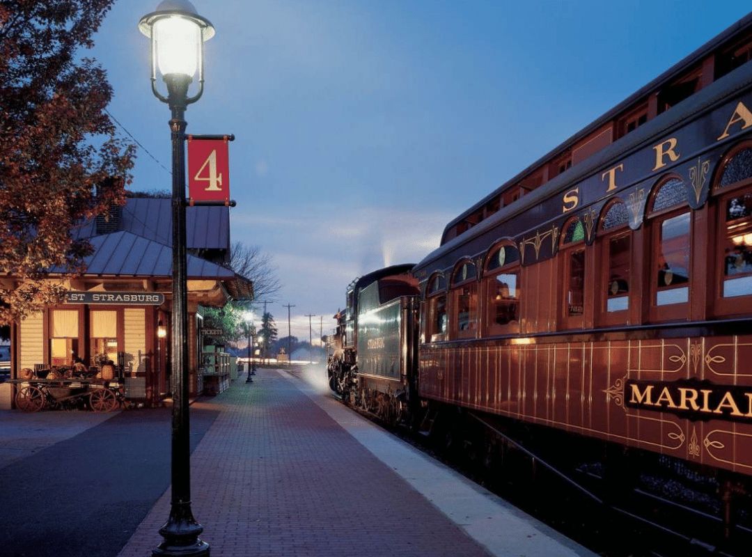 Night at the Strasburg Rail Road